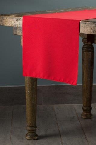 Classic Solid Red table runner
